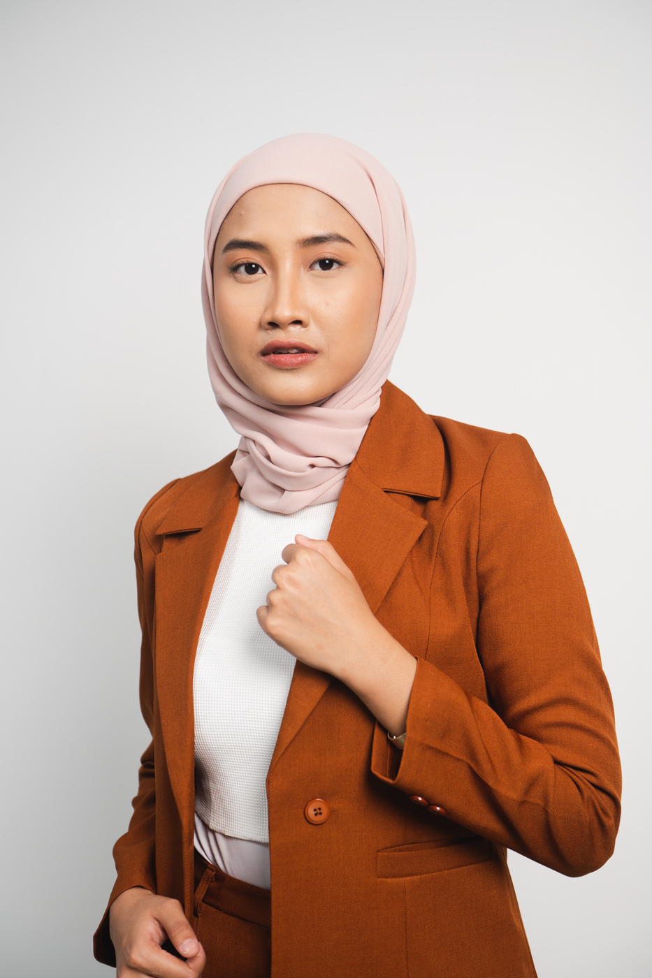 People of Indonesia Portrait of Young Woman Wearing a Hijab