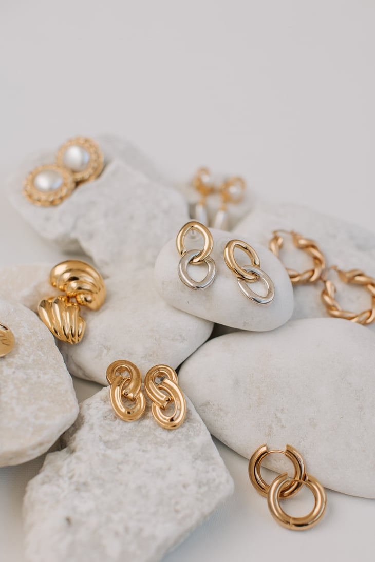 Pairs of Classic Gold Earrings