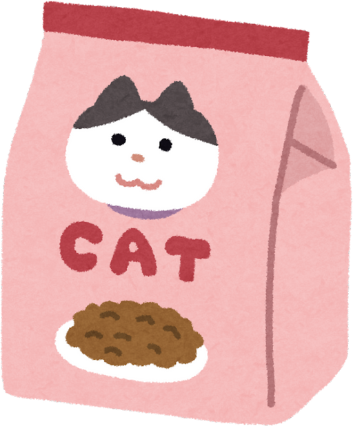 Cute Cat Face Cat Food Packaging Illustration