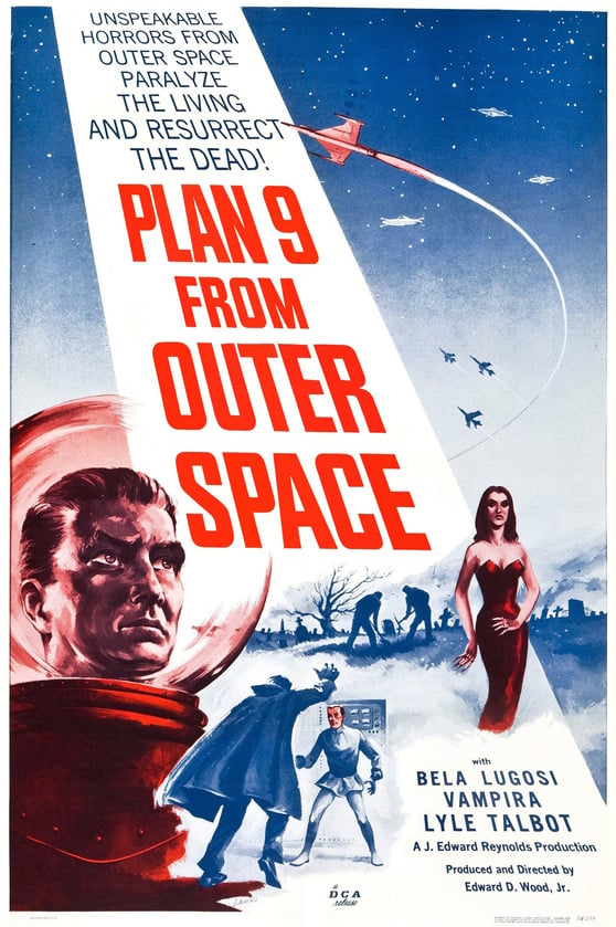 Film Poster of Plan 9 From Outer Space Movie